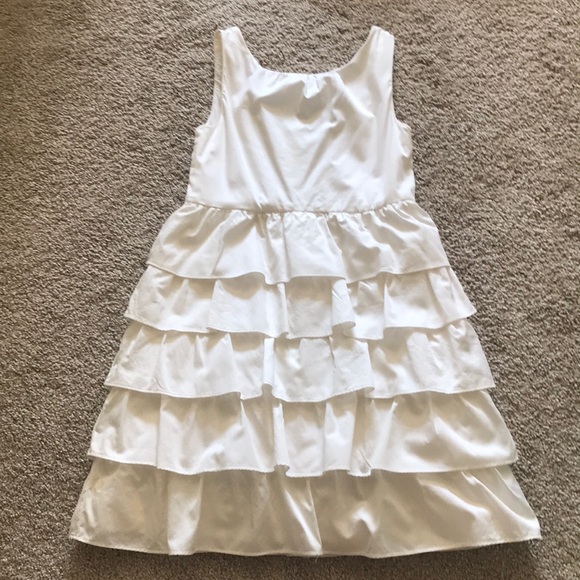 J. Crew Other - Crewcuts sleeveless layered ruffle dress